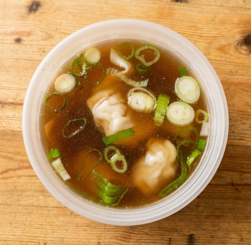 Wonton soup at New China Kitchen, St. Vital, Winnipeg